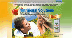 Desktop Screenshot of mynutritionalsolutions.com